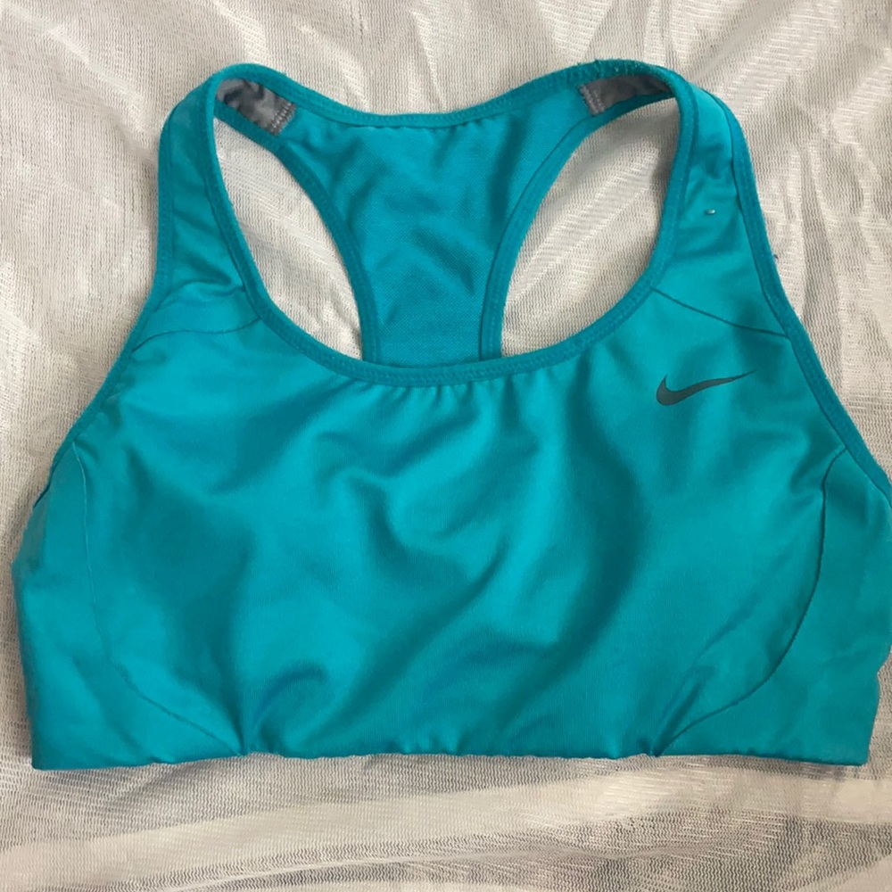 Turquoise Nike Dri-Fit Sports Bra
